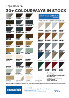 Deceuninck Triple Track Patio Door Colours